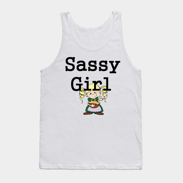 Sassy Girl Tank Top by teepossible